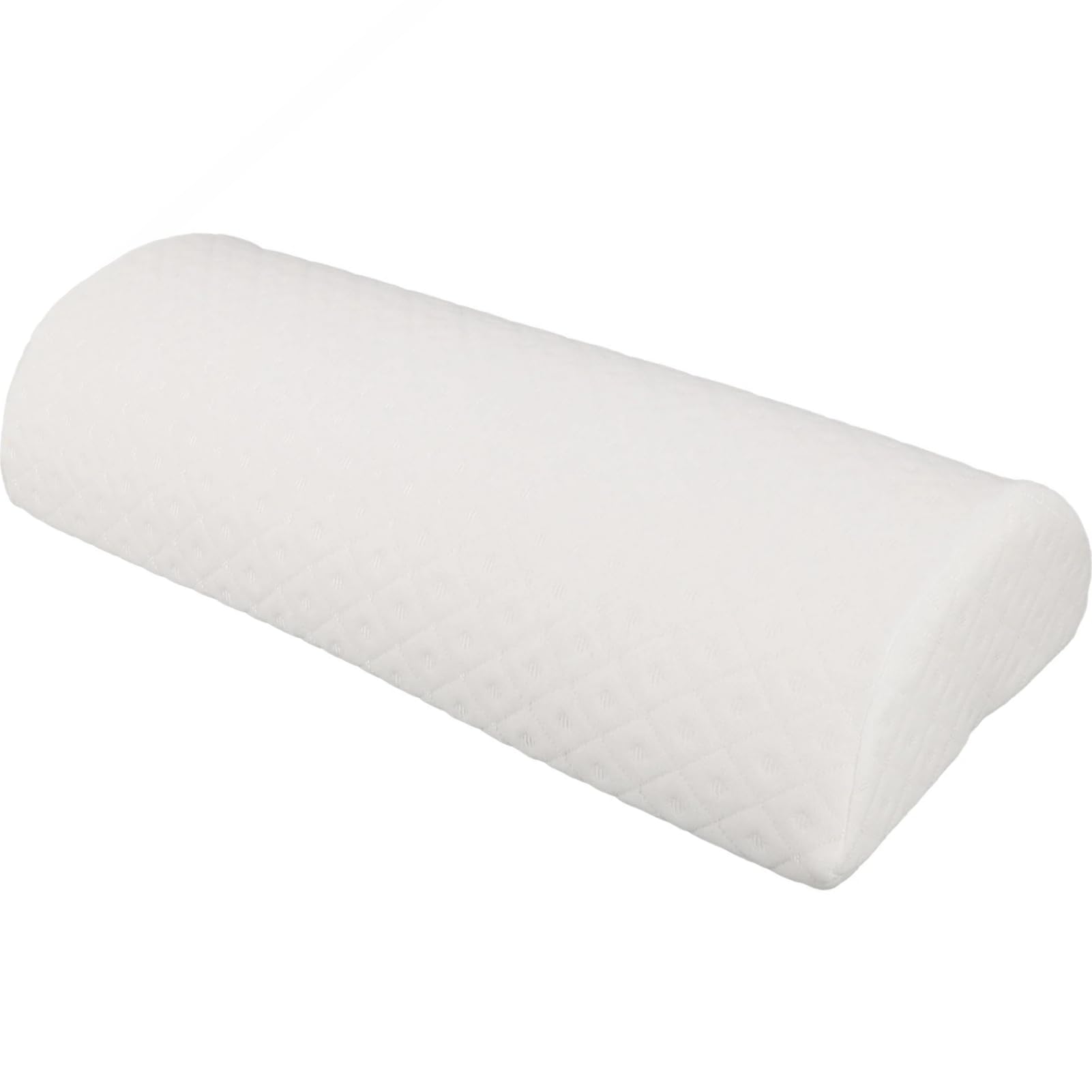 Hapivida Knee Leg Pillow Half Moon Pain Relief Bolster Support Pillow Lumbar Roll for Travel, Neck, Lower Back, Knees, Feet