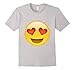 Heart Eyes T-Shirt Emoji Love Smiley Hearts Happy
