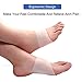 Gel Arch Supports for Plantar Fasciitis, Flat Feet, Fallen Arches, 2 Pairs of Soft Silicone Clear Reusable Arch Sleeves Wrap with Padded Cushions M5-8.5 / W6-9.5 - Small