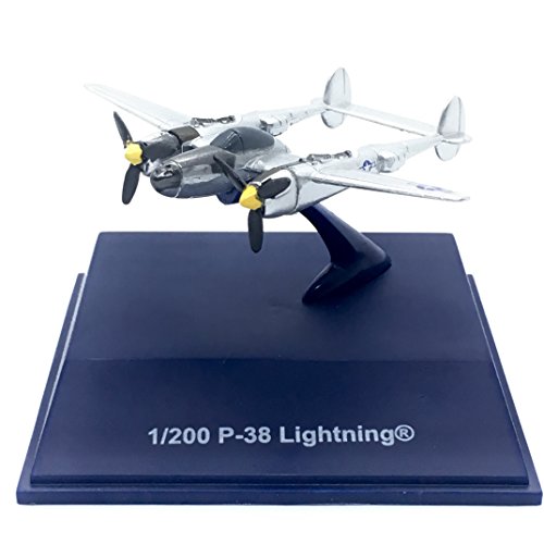 P-38 Lightning - Military Mission 1:200 Scale Die-Cast Metal Aircraft (2017 NewRay Toys Collection)