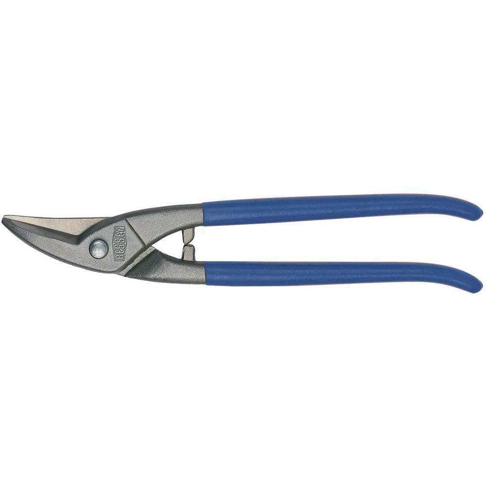 Bessey D107-250L Left Cutting Punch Snips, Blue/Grey
