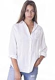 CAMIXA Women's Crushed Linen Casual Button-down Shirt Start from the basic