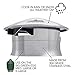 SmokeWare Vented Chimney Cap – Compatible with The Big Green Egg, Stainless Steel Replacement Accessory