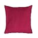 Howarmer 18x18 Inch Cotton Reversible Sequined Throw Pillows for Teen Girls,Pillow Cases Hot Pink, Magic Sequins, (18x18-Inch, Hot Pink-Silver)