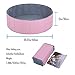 PlayMaty Ball Pits - Folding Portable Baby Kids Play Ball Pool Double Layer Oxford Cloth Not Need to Inflate Stable Ball Pool for Toddler (Balls Not Included) (Pink)