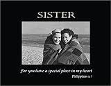 Havoc Gifts 3113-SB Sister Scripture Engraved Frame, Small, Black
