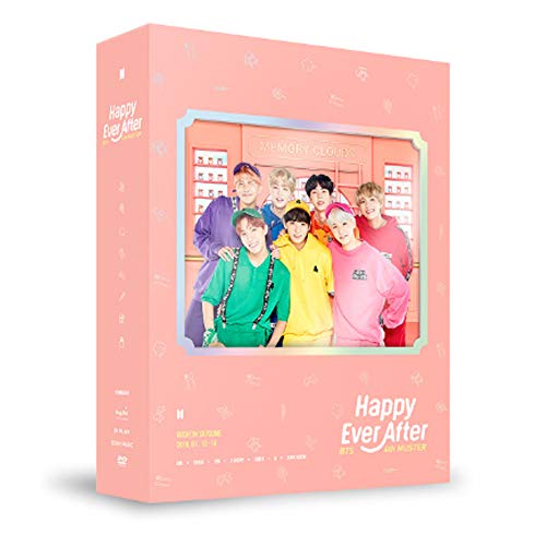 Bts 4th Muster Happy Ever After DVD + Gift Transparent Card