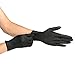 Segbeauty 20 Counts Hair Dye Gloves, Large Black Reusable Rubber Hair Dying Gloves for Hair Styling, Powder Free Rubber Latex Gloves, Professional Salon Hair Coloring Accessories Hair Stylist Supplies