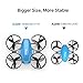 Potensic A30W FPV Drone with Camera, Mini RC Nano Quadcopter with Camera, Auto Hovering, Route Setting, Gravity Induction Mode and 500mAh Detachable Battery (Blue)