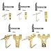 Coceca 276pcs Picture Hangers Picture Hanging Kit Assortment with Wire, Hooks, Nails,Sawtooth Backs, D Ring and Ring Hooks for Picture Frames Hanging Hardware