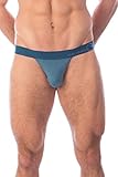 DownTown Collection - AnatoMAX Thong - Slate - Large