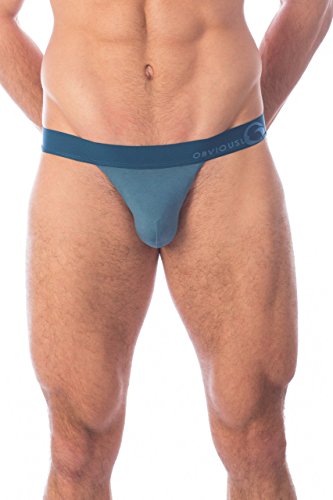 DownTown Collection - AnatoMAX Thong - Slate - Large