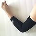 Copper Nylon Compression Fit Support Recovery Elbow Brace Sleeve 2-pc set (M)
