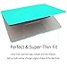 UESWILL Smooth Matte Hard Shell Case Cover Compatible with 2010-2017 Release MacBook Air 13 inch (Model A1466 / A1369) + Microfibre Cleaning Cloth, Turquoise