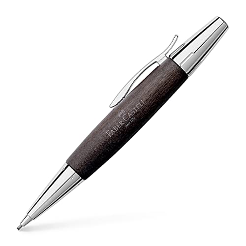 PROP PENCIL WOOD/CHROME SHINY BLACK