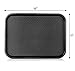 New Star Foodservice 24517 Black Plastic Fast Food Tray, 12 by 16-Inch, Set of 12