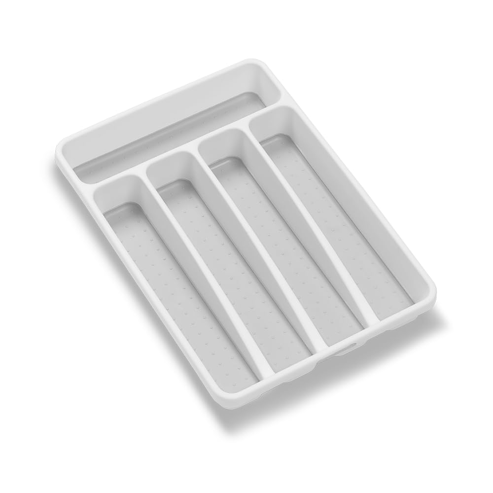 madesmart Mini In Drawer Silverware Tray, White