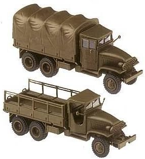 LKW 6x6 CCRW 353P/P 2.5-Ton Truck 1/87 Minitanks by Herpa Military