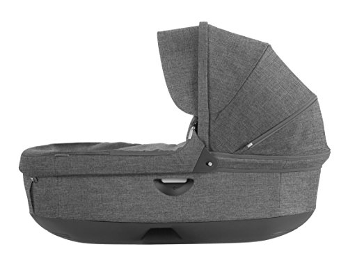Stokke crusi carry cot - black melange