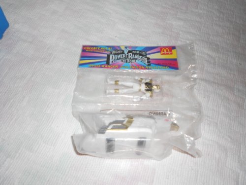 Mighty Morphin Power Rangers The Movie - White Ranger with Falcon Ninjazord (McDonald's Happy Meal Toy)