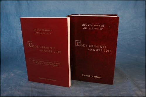 Code Criminel Annote 2012 Guy Cournoyer Gilles Ouimet 9782896355440 Amazon Com Books