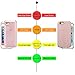 iPhone 6 6S 7 LED Selfie Case, WaterLuu LED Illuminated Phone Case for iPhone 7/6s/6(4.7inch), LED Light Up Luminous Phone Case with Soft Lights &Touch Key-Press for Great Selfie&Make up (Rose Gold)