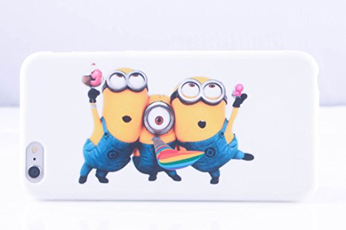 3 Minion Party iPhone 6/6s Plus White Rubber Case