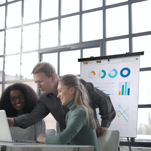 Lightweight Aluminum FlipChart Presentation Easel, 70 Inches, Black