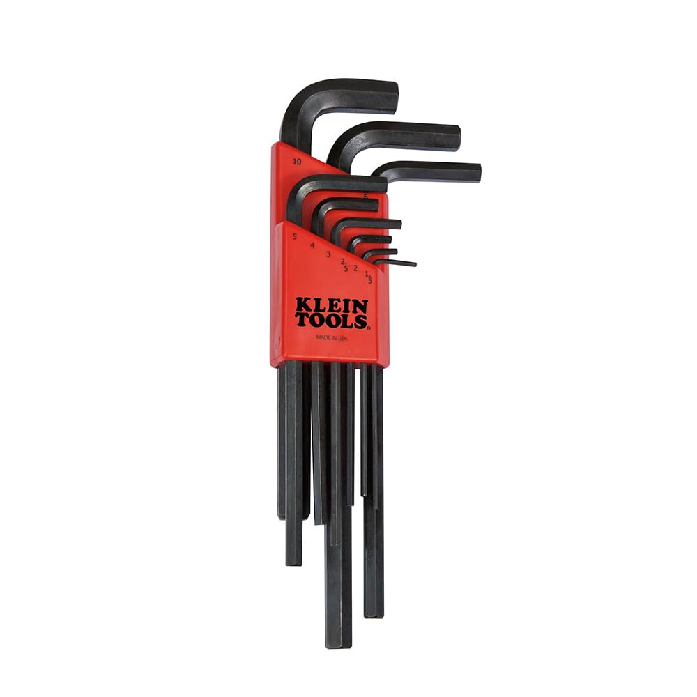 L-Style Hex Key Caddy Set Metric, 9-Piece Klein Tools LMK10