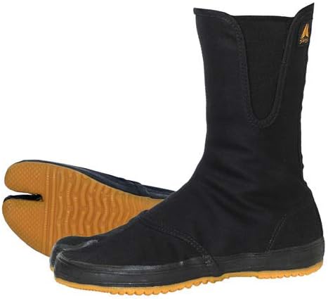 Amazon 荘快堂 ソウカイドウ 地下足袋 ツインフーブス Th 410f 10枚丈 23 0 28 0cm 先芯なし ファスナー ブラック 23 0cm 安全靴 作業靴