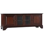 Crosley Furniture LaFayette 60-inch Low-Profile TV Stand, Vintage Mahogany