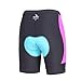 beroy Womens Bike Shorts With 3D Gel Padded,Cycling Women's Shorts With Mesh, Dark Purple, XXL