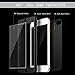 sxxissky iPhone 7 Plus Case, Ultra-Thin Full Body Coverage Hard Hybrid Plastic with [Tempered Glass Screen Protector] Protective Case Cover and Skin for Apple iPhone 7 Plus 5.5Inch-2016(Black)