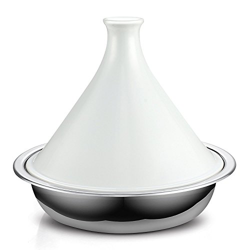 Cooks Standard NC00360 MultiPly Clad Stainless Steel Tagine with Extra Glass L eBay