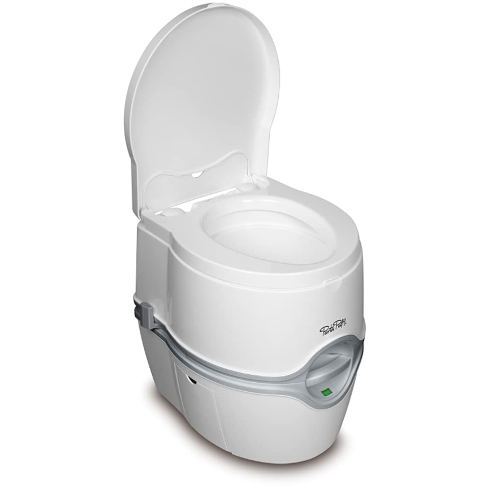 Thetford 92306 Porta Potti 565E (Electric) Portable Toilet, White-Grey, 448 x 388 x 450 mm
