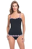 Profile by Gottex Women's Rio Underwire Bra Tankini Top (D Cup)