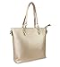 Hoxis Pack of 7 Bags Women Multi-purpose Classic Design Patent Purse Leatherette Shoulder Handbag(1Plaid Gold)