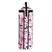 32 Oz Glass Water Bottle With Insulated Carry Sleeve Reusable Time Marked Eco Friendly BPA Free Drink More Water Comes With 2 Stainless Steel Lids - Hydrate Maxx (Pink Camo)