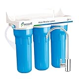 Ecosoft 3 Stage Under Sink Water Filter Purification System For Clean and Healthy Drinking Water