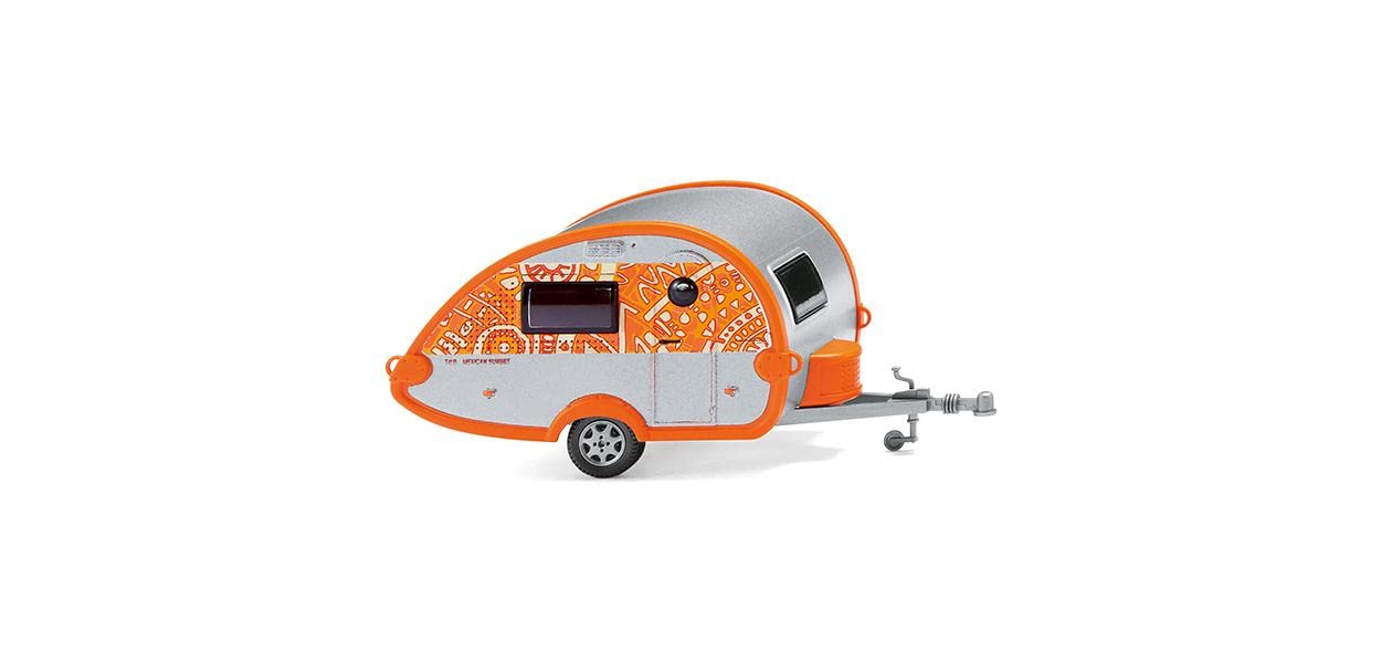 Wiking 0092 37 H0 Trailer Model Caravan (T@B) Mexican Sunset