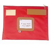 Pochette Navette ALBA POPLAT B - Nylon Imperméable 42x32cm - Fenêtre Adressage - Pour Courrier Et Documents