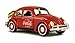 MOTOR CITY CLASSICS 1:24 COCA-COLA - 1966 VOLKSWAGEN BEETLE WITH RACK & BOTTLES DIECAST TOY CAR 424067