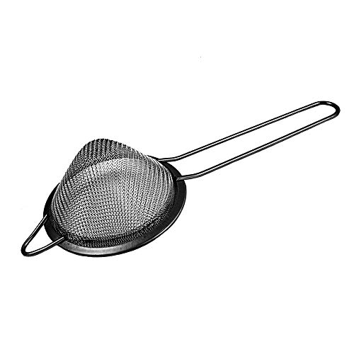 Black Cocktail Strainer Fine Mesh Strainer Stainless Steel Small