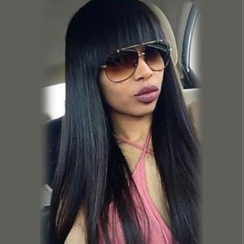 Amazon Com Women S Human Hair Capless Wigs Natural Black Honey