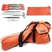 Cataumet Chainsaw Carrying Case Bag Holds 14 16 18 Inch Saws Chain Saw Sharpener File Kit Includes 3 File Sizes 5/32" 3/16" 7/32" with 3 Sharpening Guide Handles Depth Gauge Flat File Wrench