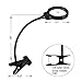 Aoneng LED 3X Magnifying Lamp with Metal Clamp,5W, Two Lighting Intensity,Adjustable Gooseneck