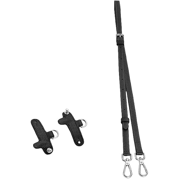 Porte-cannes à Pêche RS4 Noir - Bretelle Réglable, Léger, Durable, Pour 2 Cannes, Neuf Sous Emballage