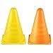 KEVENZ 12-Pack 7 Inch Thicker Multi-Purpose Multi-Color Plastic Traffic Cones