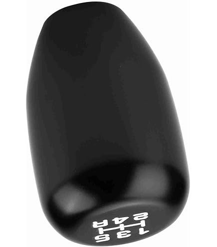 Pommeau Levier Vitesse Cuir/ABS Pour Mazda 3 5 6 CX-7 MX-5 (2005-2014) - 6 Vitesses - Noir