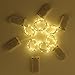 SUPERNIGHT 6 Pack Battery Operated Led String Lights, Tiny Micro LED Satrry Light String, 3.5ft 20 LED Waterproof Copper Wire Lights for Decoration(Warm White)